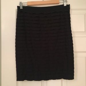 Banana republic layered pencil skirt